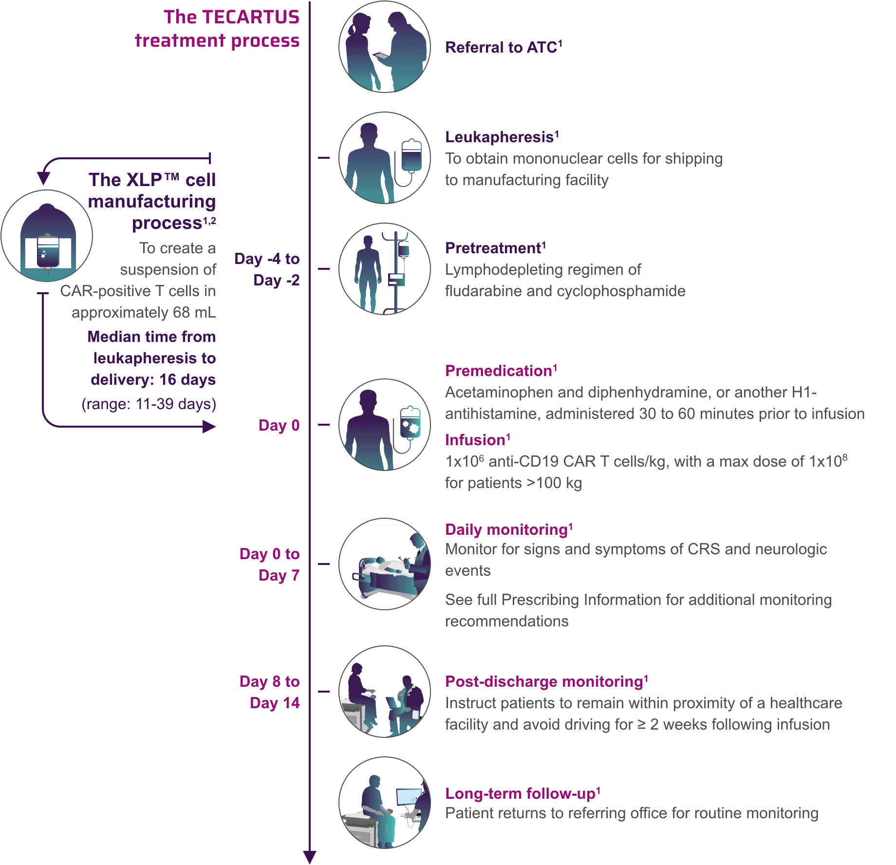 TECARTUS® Treatment Process.